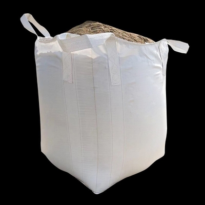 पुन: प्रयोज्य पॉलीप्रोपाइलीन थोक बैग हवादार प्रकार 1 टन उर्वरक बैग पूर्ण खुला
