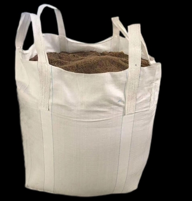 110 * 110 * 110 सेमी रासायनिक थोक बैग 200 ग्राम / एम 2 खनिज परिपत्र FIBC