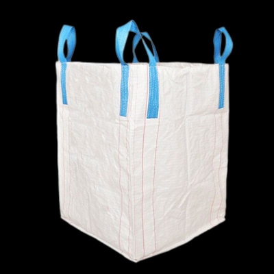 43 × 43 × 39 '' बुना पॉलीप्रोपाइलीन थोक बैग ब्लू लूप ग्रेफाइट पीपी FIBC बैग