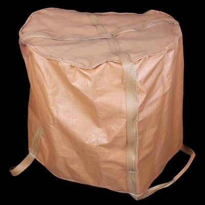 पूरी तरह से लूप फ्लेक्सिबल फ्रेट बैग्स एंटीस्टेटिक 2 टन बल्क एचडीपीई पीपी बैग्स एंटी यूवी