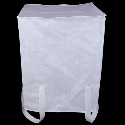 2 टन स्क्वायर पॉलीप्रोपाइलीन थोक बैग 100 * 120 सेमी रासायनिक और सिंडर