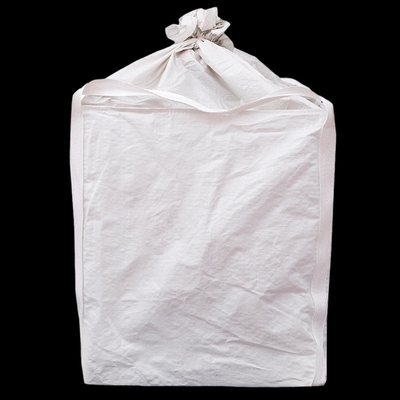 FIBC सर्कुलर जंबो बैग डफल टॉप बल्क बैग 4 लूप यूवी ट्रीटेड
