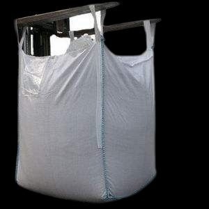 फुल ओपन एफआईबीसी सर्कुलर केमिकल बल्क बैग 500 किग्रा एंटी यूवी व्हाइट ब्लू