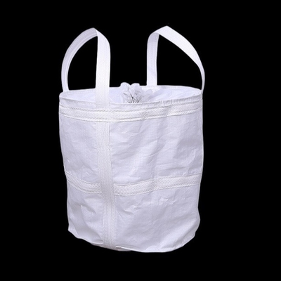 वर्जिन पीपी स्क्रूफिक्स टन बैग बजरी 110 × 110 सेमी एलडीपीई फ्लेक्सिबल कंटेनर