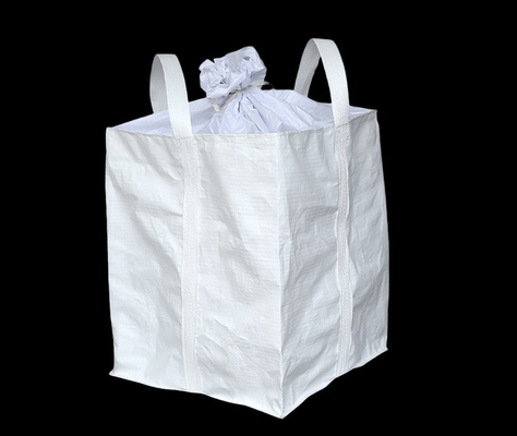 1 टन 1 * 1.1 * 1.1 मीटर पीपी बुना जंबो बैग फोल्डिंग पुन: उपयोग