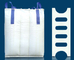 इनर बैफल 1-2T व्हाइट फाइब जंबो बैग पुन: प्रयोज्य पीपी सामग्री