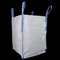 व्हाइट एंड ब्लू बेंटोनाइट बिल्डिंग सैंड बल्क बैग जंबो FIBC साइड हंग